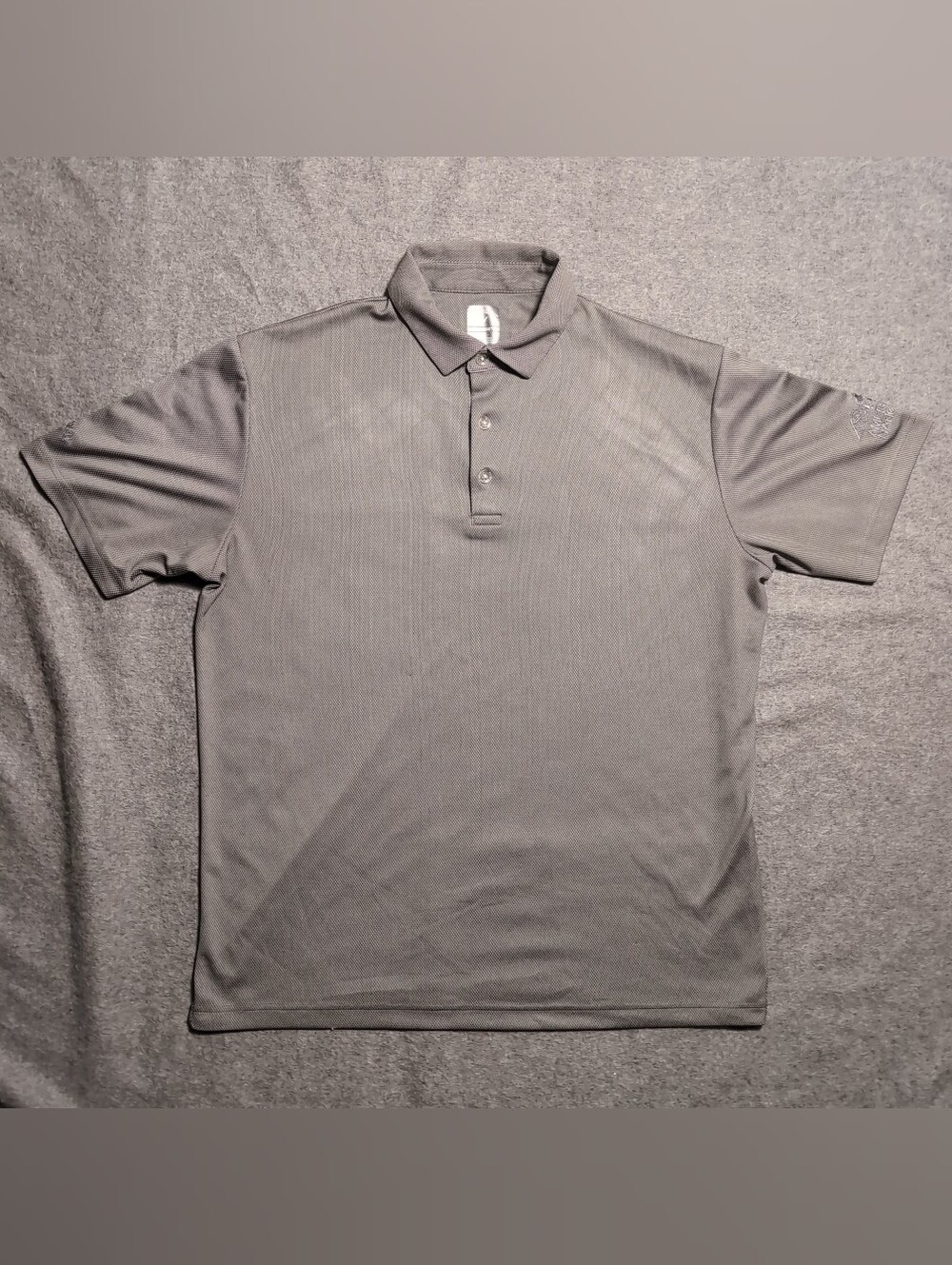Callaway Opti-Dri Mens Grey Polo Shirt Size Large Golf Sportswear
